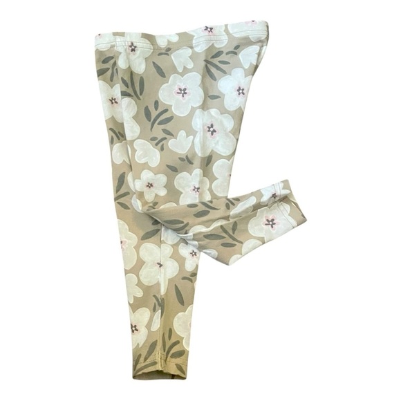 Carter’s casual Floral Print grey leggings pull-on elastic waist Girls 18 Mo - Picture 7 of 8